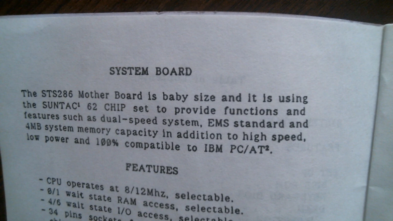 User's Manual - VLSI 12 MHz Zero-Wait 286 Turbo Main Board - image 4
