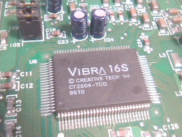 Creative Labs SoundBlaster SB 16 CT2800 Vibra16S ISA Sound Card vintage v2 noIDE - image 6