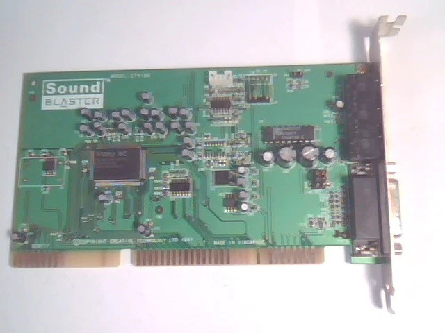 Creative Labs SoundBlaster SB 16 CT4180 16-bit ISA Sound Card vintage v2 Vibra16