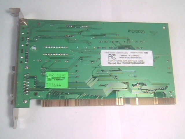 Creative Labs SoundBlaster SB 16 CT4180 16-bit ISA Sound Card vintage v2 Vibra16 - image 2