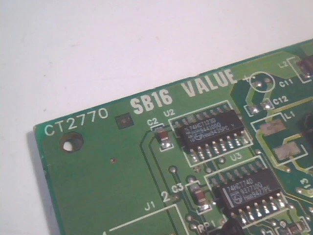 Creative Labs SoundBlaster SB16 Value CT2770 16bit ISA Sound Card vintage v3 b - image 4