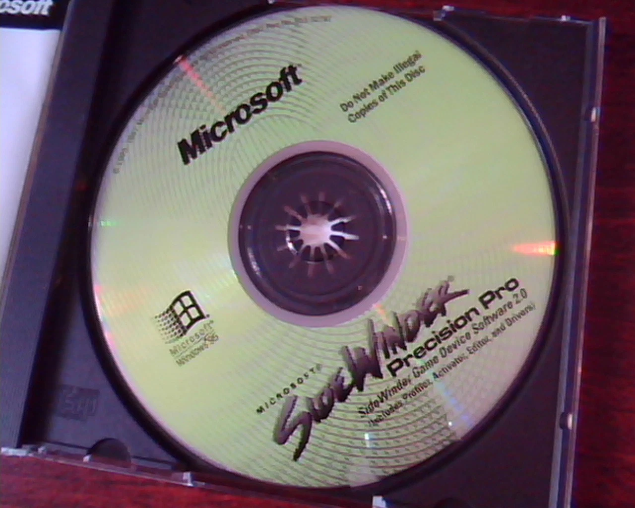 CD Microsoft SideWinder Precision Pro Game 2.0 profiler activator editor drivers - image 2