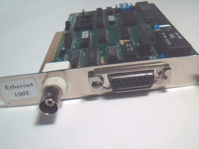 Network Card Ethernet 100e 8-bit NIC for IBM 5155 PC/XT 1990 A620-100D - image 3