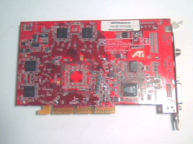 Video Graphics Card AGP 8X 109-95700-10 ATI AIW Radeon 9800 Pro 128MB — image 2