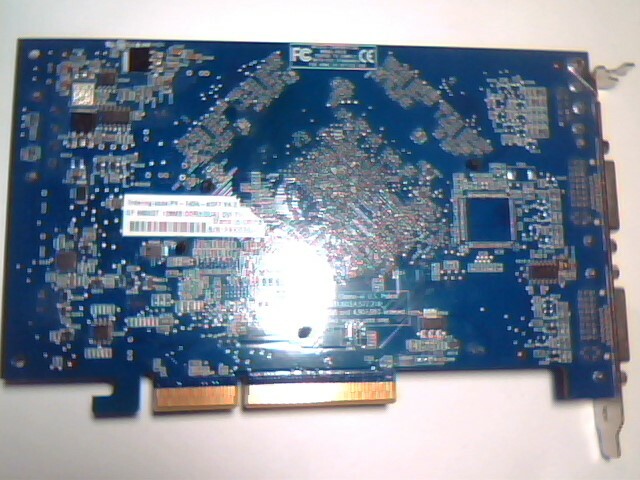 Video Graphics Card AGP 8X nVidia P218 6600 GT Dual DVI TV 128MB DDR3 6600GT - image 2
