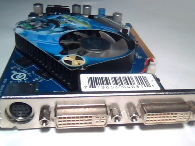 Video Graphics Card AGP 8X nVidia P218 6600 GT Dual DVI TV 128MB DDR3 6600GT - image 3