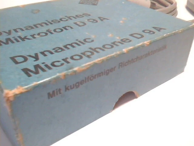 Original Telefunken Dynamic Microphone D9A Germany with box - image 4
