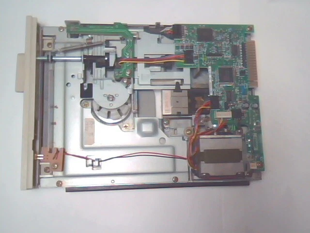 Floppy Disk Drive YD-380B YE-DATA 1.2MB 5.25" 5 1/4 in w AT style rails ✅TESTED - image 2