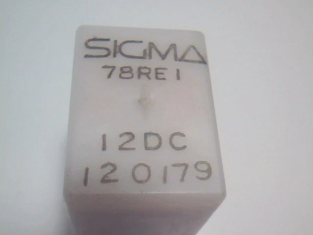 Sigma 78RE1 12DC Relay NEW NOS Japan 12V DC 78REI - image 2