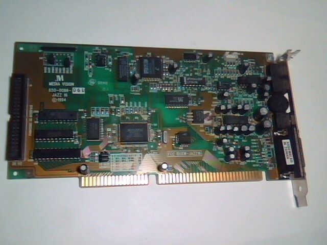 Media Vision Jazz 16 650-0066-06D vintage ISA Sound Card Yamaha OPL3