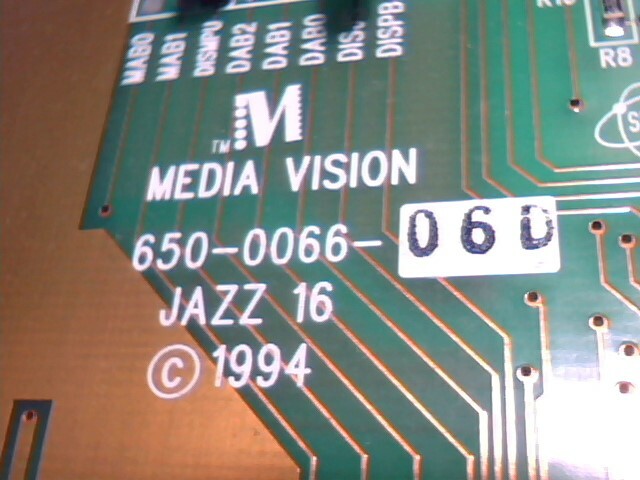 Media Vision Jazz 16 650-0066-06D vintage ISA Sound Card Yamaha OPL3 - image 4
