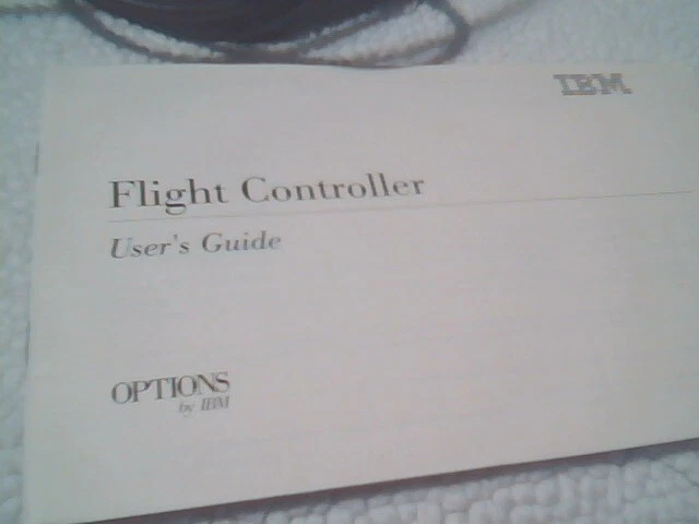 IBM Flight Controller 1997 with box and Manual uses vintage 15-pin Game Port - image 7