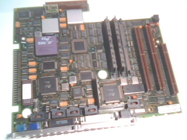 386 Motherboard IBM 96F7402 96F7400 MCA PS/2 Model 70 8570-161, 386DX 20 w/ 4MB