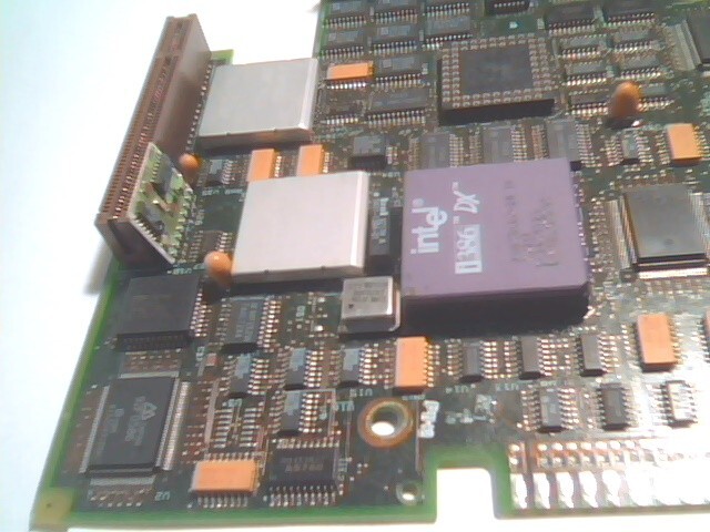 386 Motherboard IBM 96F7402 96F7400 MCA PS/2 Model 70 8570-161, 386DX 20 w/ 4MB — image 3
