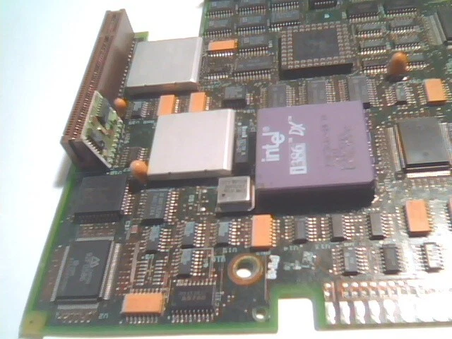 386 Motherboard IBM 96F7402 96F7400 MCA PS/2 Model 70 8570-161, 386DX 20 w/ 4MB - image 3