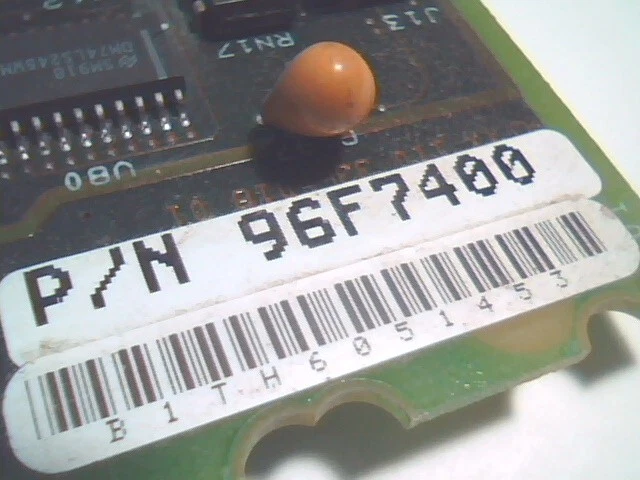386 Motherboard IBM 96F7402 96F7400 MCA PS/2 Model 70 8570-161, 386DX 20 w/ 4MB - image 6