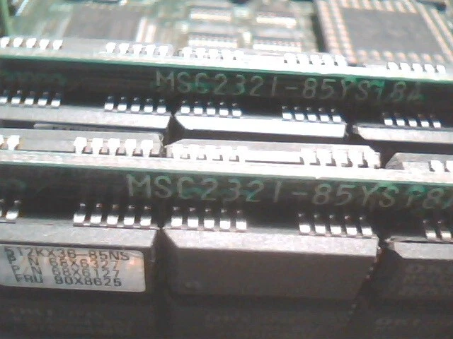 386 Motherboard IBM 96F7402 96F7400 MCA PS/2 Model 70 8570-161, 386DX 20 w/ 4MB - image 10