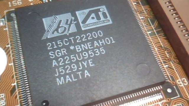 ASUS PCI-AV264CT v1.3 MediaBus Mach64 PCI-AV264 1MB VRAM Sound Blaster Vibra16S - image 7