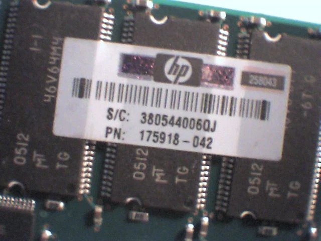 16 x 512MB HP Micron PC1600R DDR200 ECC 8GB Server Memory 175918-042 Ontario - image 4