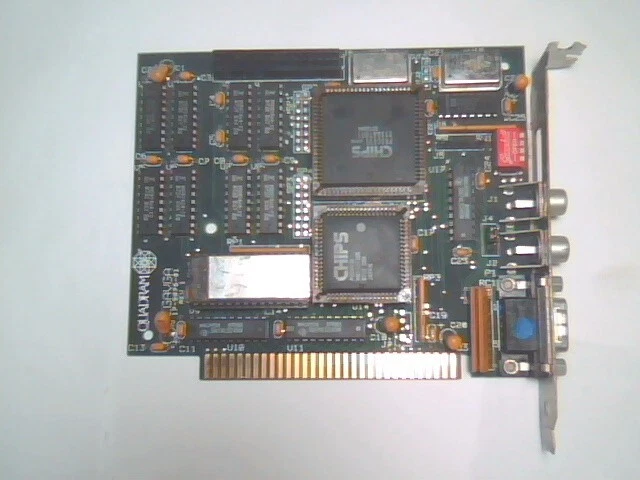 Video Graphics Card Quadram EGA VGA EGAVGA 8Bit ISA vintage IBM 5150 PC/XT - image 2