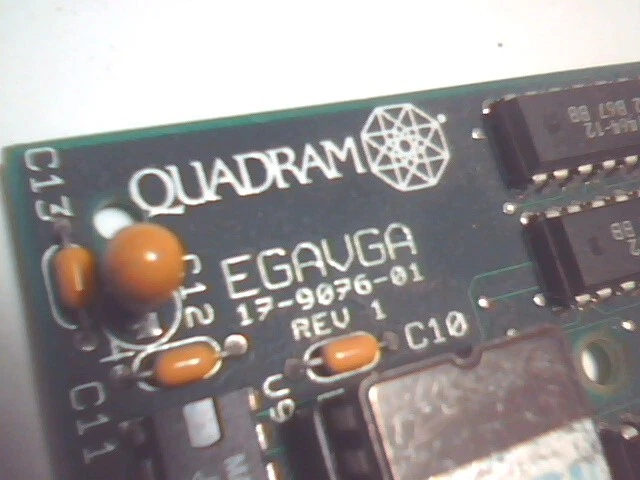 Video Graphics Card Quadram EGA VGA EGAVGA 8Bit ISA vintage IBM 5150 PC/XT - image 5