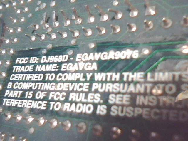 Video Graphics Card Quadram EGA VGA EGAVGA 8Bit ISA vintage IBM 5150 PC/XT - image 9