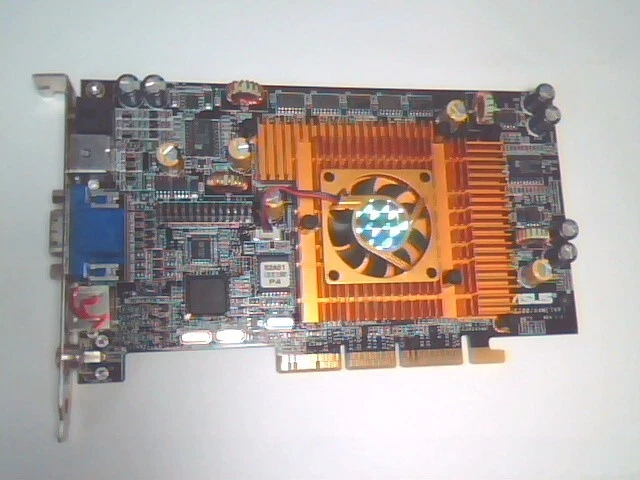 ASUS V8200/DELUXE/N/64M/U v1.01 NVIDIA GEFORCE3 AGP video card 3D PAL & NTSC