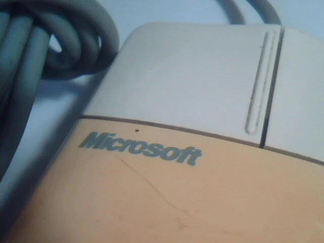 LOT of 2 Vintage Microsoft Bus Mouse Part No 55307 C3KABUS1 2-button - Working - image 2