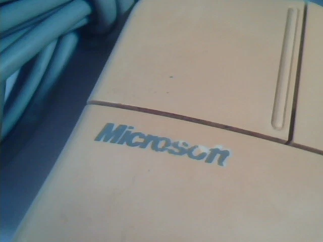 LOT of 2 Vintage Microsoft Bus Mouse Part No 55307 C3KABUS1 2-button - Working - image 3