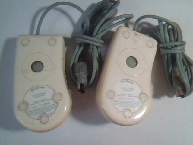 LOT of 2 Vintage Microsoft Bus Mouse Part No 55307 C3KABUS1 2-button - Working - image 4