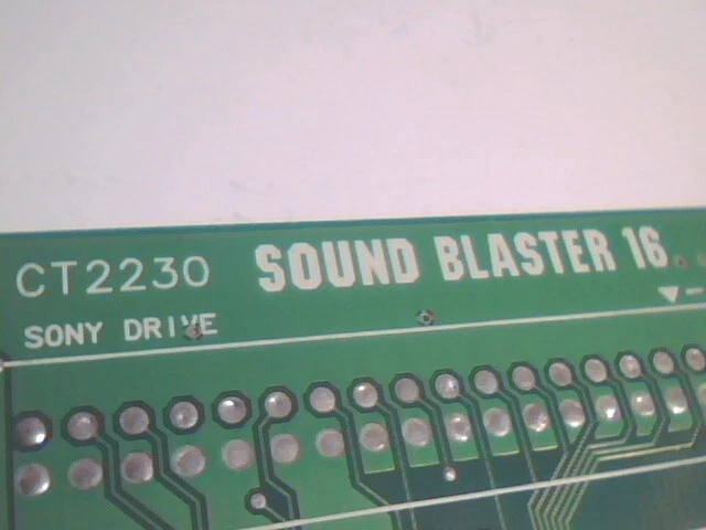 Creative Labs SoundBlaster 16 CT2230 PNP 16-bit ISA Sound Card vintage v1 - image 4