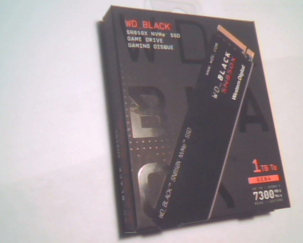 WD_BLACK 1TB SSD SN850X NVMe M.2 2280 PCIe 4.0 x4 Internal Solid State Drive