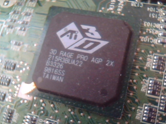 Pentium Motherboard Slot1 ACER V65XA 97154-2. 440EX 3D Rage Pro FDC37C935APM - image 3