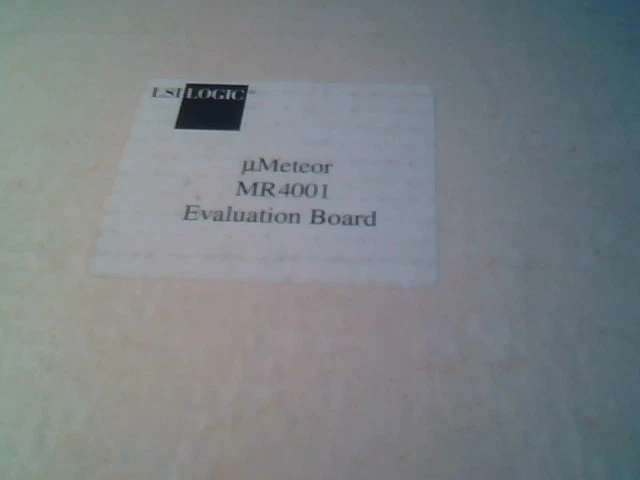 LSI Logic mMeteor MR4001 MiniRISC BDMR400x Evaluation Board MR400x rB - image 3