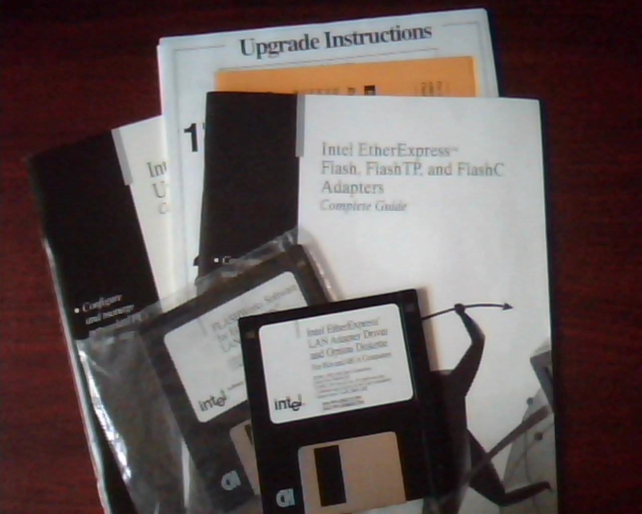 Intel Ethernet EtherExpress PCLA8105 8/16 bit ISA DISKS