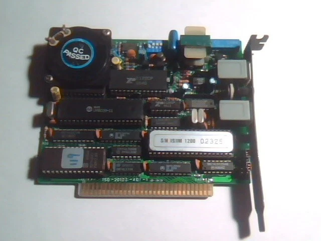 1200 Baud Internal ISA Modem 150-20123-407-5 GSM12H