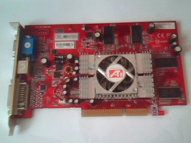 ASUS Radeon 9600 256MB V/D/VO VT-9600 AGP Video Card 109-A198-00 ATI
