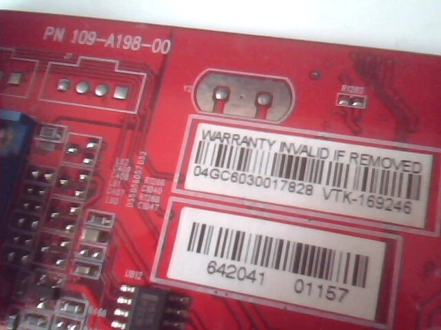ASUS Radeon 9600 256MB V/D/VO VT-9600 AGP Video Card 109-A198-00 ATI - image 2