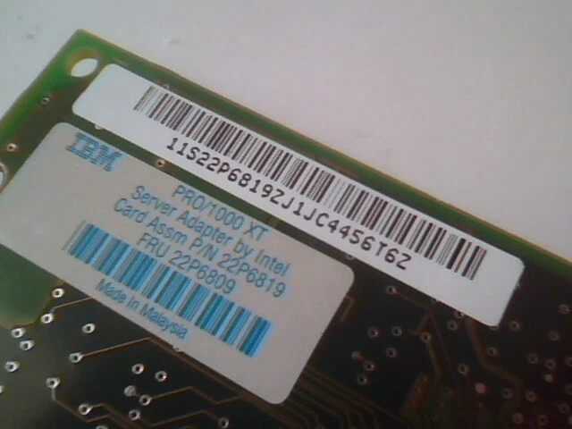 IBM Intel PRO/1000 XT Server Adapter 22P6809 A66970-005 - image 4