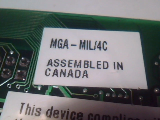 Matrox MGA-MIL/4C 590-05 MGA-MIL/MODMG 581-02 PCI Video - image 4