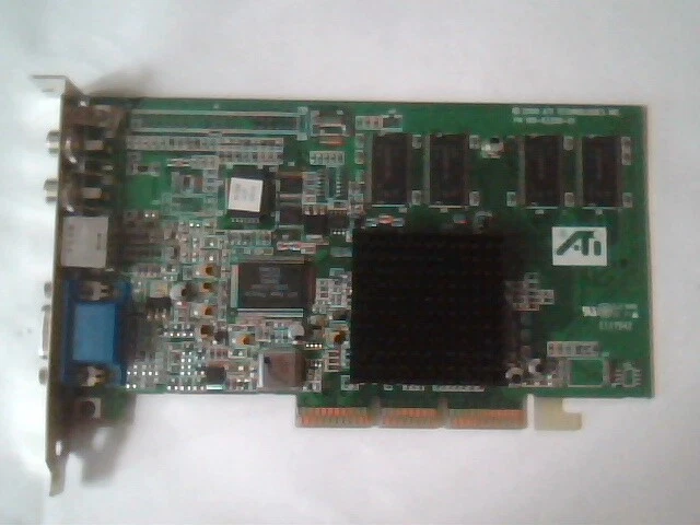 Video Card AGP ATI Rage 109-63200-01 Rage128 Pro R128P