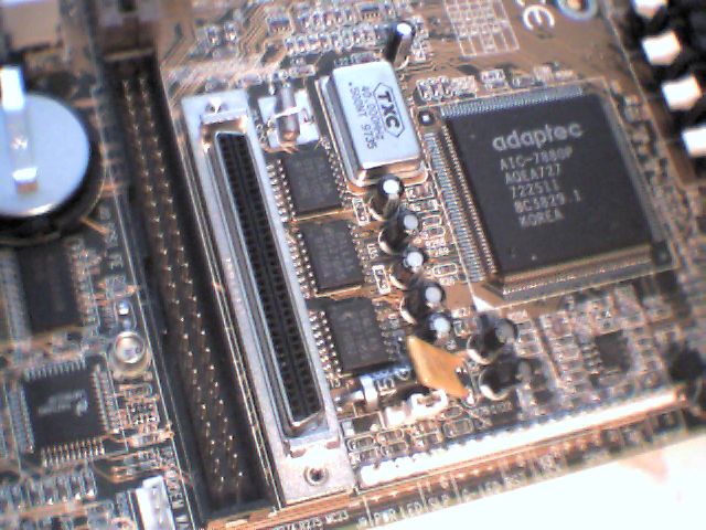 Pentium Motherboard ECS EliteGroup P6LX-A Rev:1.1 SCSI MediaBus Slot1 440LX AGP - image 4