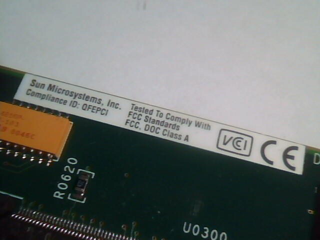 Network Card PCI Sun COMBO4-4X 501-5406 X1034A-07 Rev50 - image 2