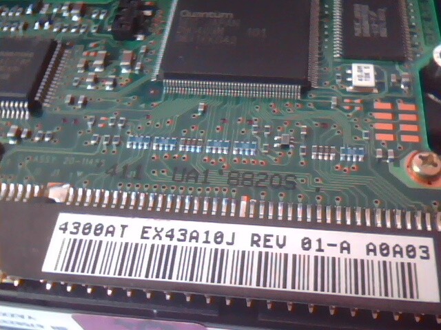 Hard Drive IDE Disk Quantum Fireball EX EX43A10J 4300AT 01-A A0A03 - image 3