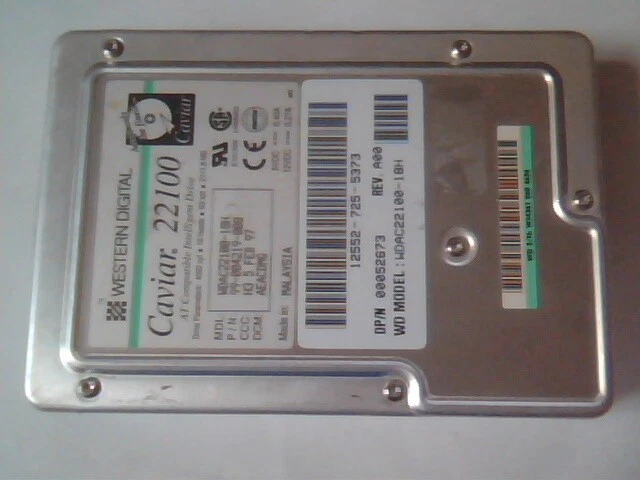 Hard Disk Drive IDE Western Digital Caviar 22100 WDAC22100-18H 99-004219-008