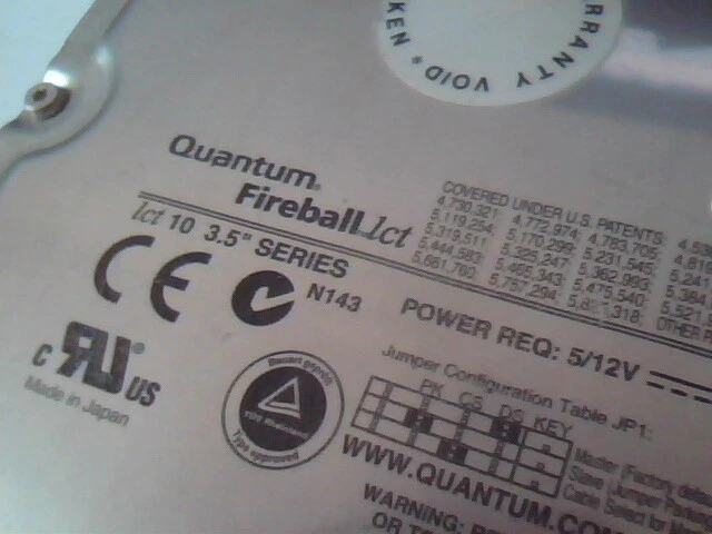 Hard Drive IDE Disk Quantum Fireball lct LB30A011 01-A 30.0AT - image 2