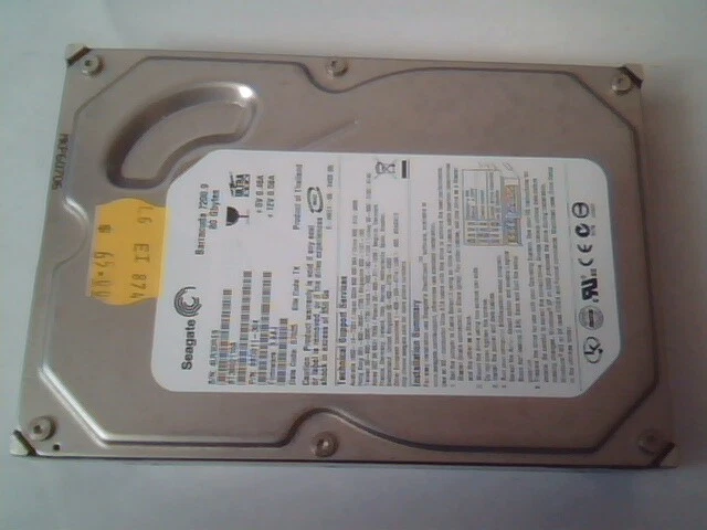 Hard Disk Drive IDE Seagate Barracuda 7200.9 ST3802110A 98D011-304