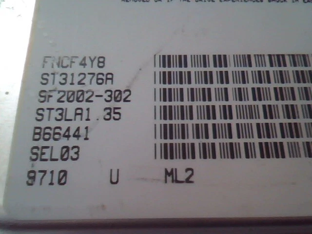 Hard Disk Drive IDE Seagate Medalist ST31276A 9F2002-302 - image 3